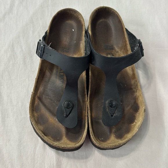 Gizeh Birkenstock Size 38 Black - Picture 1 of 5